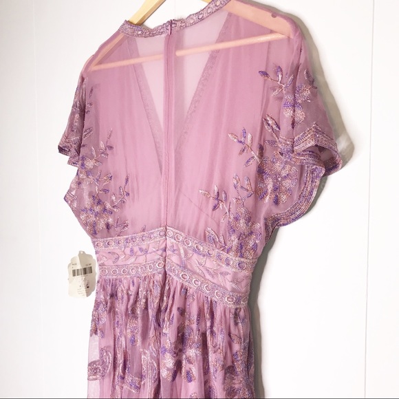 Altar'd State | Dresses | Altard State Mariska Maxi Lace Floral Dress ...